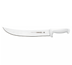 Thumbnail image #1 for Mundial 12-Inch Stamped Cimeter Knife with High-Carbon No-Stain Blade and White Polypropylene Handle