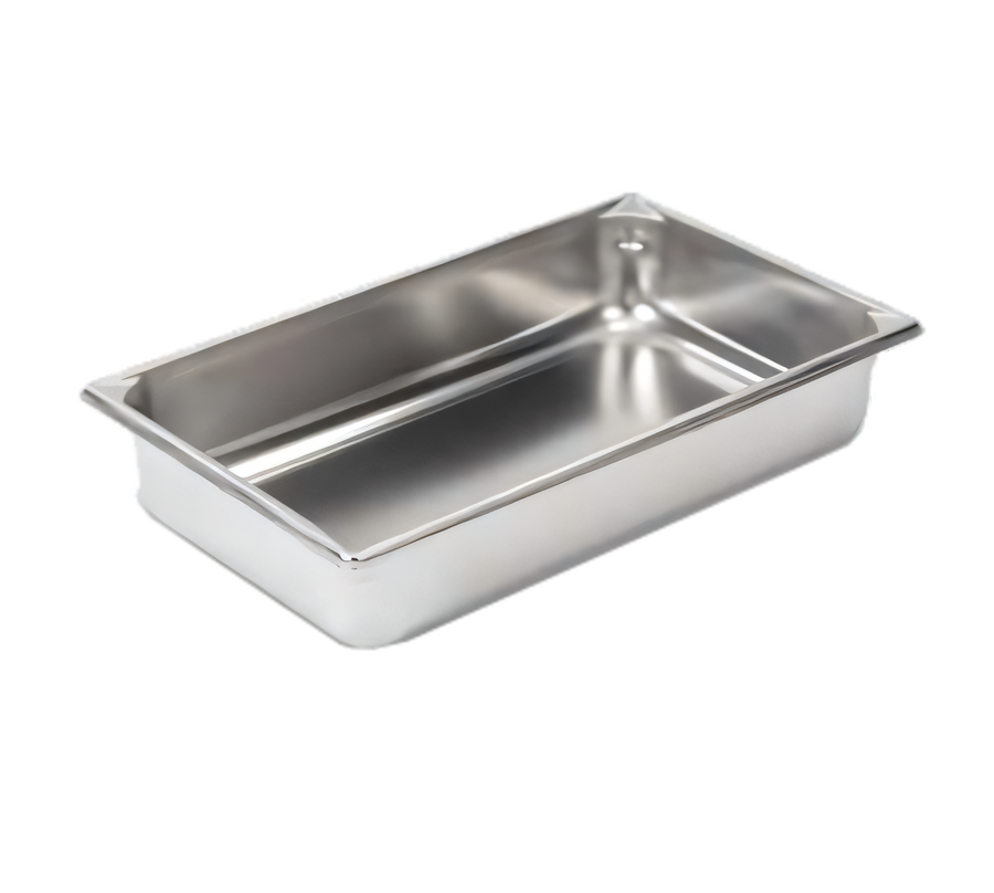 Product image #1 for Vollrath Super Pan V Full-Size Solid Hotel Pan, 4-Inch Deep, 14 Qt, 300 Series Stainless Steel