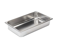 Vollrath Super Pan V Full-Size Solid Hotel Pan, 4-Inch Deep, 14 Qt, 300 Series Stainless Steel