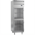 Thumbnail image #1 for Beverage-Air P Series One-Section Top-Mount Self-Contained Reach-In Refrigerator with 2 Half-Glass Doors, 21.01 Cu. Ft.
