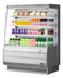 Thumbnail image #1 for Turbo Air TOM-50MS-N Mid-Height Vertical Open Display Merchandiser, 12.3 Cu. Ft., Stainless Steel