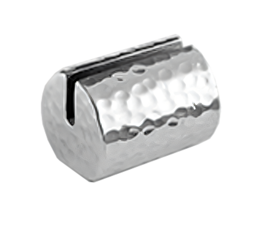 Product image #1 for American Metalcraft Hammered Aluminum Cylinder Menu Card Holder