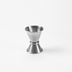 Thumbnail image #1 for American Metalcraft 1/2 oz. x 3/4 oz. Stainless Steel Jigger with Rolled Edge, Satin Finish