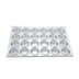 Thumbnail image #1 for Winco 24-Cup Aluminum Rectangular Muffin Pan, 3 oz. Cups