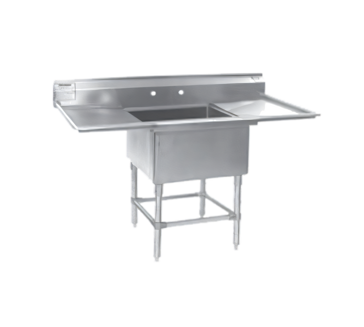 Product image #1 for Spec-Master FN Series 1-Compartment Stainless Steel Sink with Left Drainboard, 49-1/2 x 27 Inches