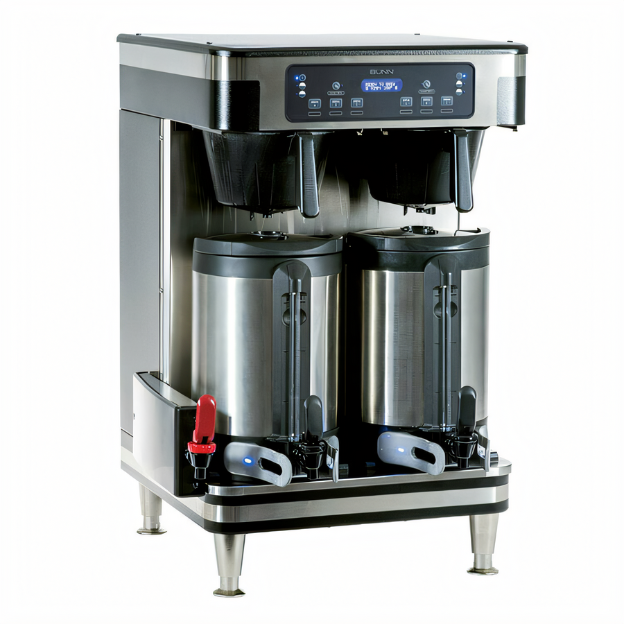 Product image #1 for BUNN Soft Heat ICB Twin Automatic Fill Coffee Brewer, Black/Stainless, Infusion Series