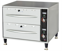 Comstock-Castle Freestanding 2-Drawer Food Warming Drawer with Thermostatic Control