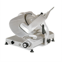 Omas Trento 14-Inch Gear-Driven Gravity Feed Commercial Meat Slicer, 1/3 HP, 110V
