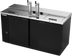 Thumbnail image #1 for Beverage-Air Club Top Direct Draw Beer Dispenser, 2-Door, 68-Inch Wide, 3 Half-Keg Capacity, Black