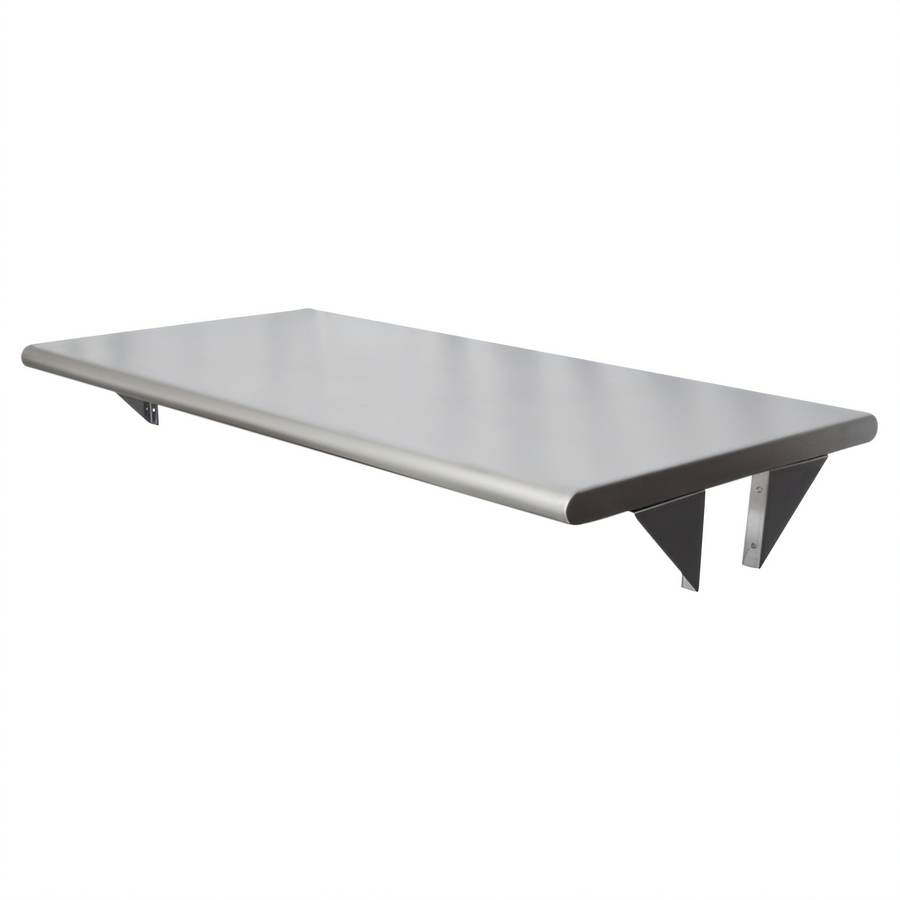 Product image #1 for BK Resources Wall-Mounted Stainless Steel Pass Through Shelf, 48 Inch x 24 Inch