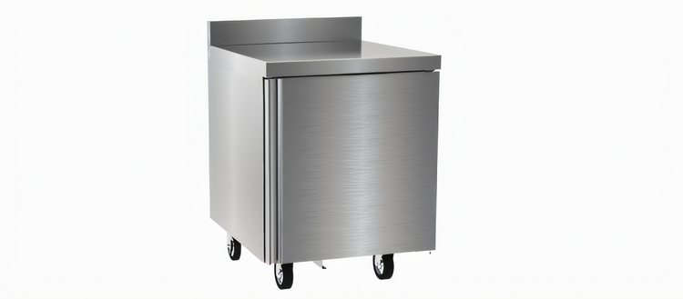 Product image #1 for Delfield ST4527NP 27-Inch One-Door Front-Breathing Self-Contained Flat Top Freezer Base with 4-Inch Backsplash