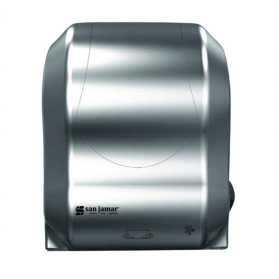 Product image #1 for Simplicity Essence Summit Hands-Free Mechanical Roll Towel Dispenser, Stainless Steel-Look