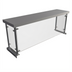 Thumbnail image #1 for BK Resources SG-FCS-48 Single-Sided Sneeze Guard Overshelf for Steam Tables, 48 Inch Wide, Stainless Steel