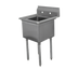 Thumbnail image #1 for Advance Tabco Special Value Series 1-Compartment Fabricated Stainless Steel Sink with 15 x 15 x 12 Inch Bowl, No Drainboards
