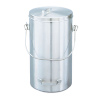 Vollrath Covered Stainless Steel Ice Cream or Tote Pail, 19.75 Quart