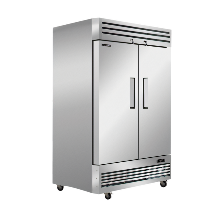 Product image #2 for Juneau 54-Inch Two-Section Reach-In Freezer, Bottom-Mount Self-Contained, 39.4 Cu. Ft., Stainless Steel, 115V