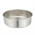 Thumbnail image #1 for Winco Stainless Steel Round Chafer Water Pan for 6 Qt Chafers
