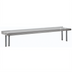 Thumbnail image #1 for Advance Tabco Table-Mounted Single Deck Overshelf, 60 x 12 Inch, 1 Inch Rear Turn-Up