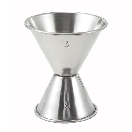 Product image #1 for Winco Stainless Steel Standard Jigger, 1 oz x 2 oz
