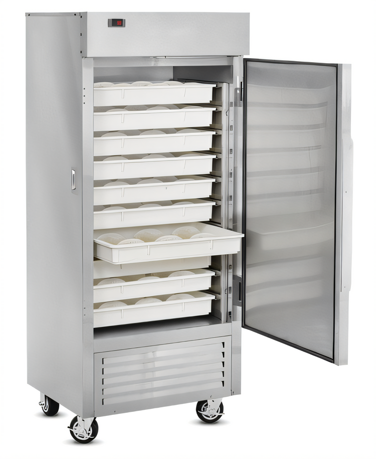 Product image #1 for Mobile Refrigerated Dough Retarder Cabinet, 10 Tray Capacity, Stainless Steel