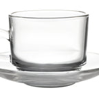 Thumbnail image #1 for Ocean 6-3/4 oz Clear Stackable Glass Teacup