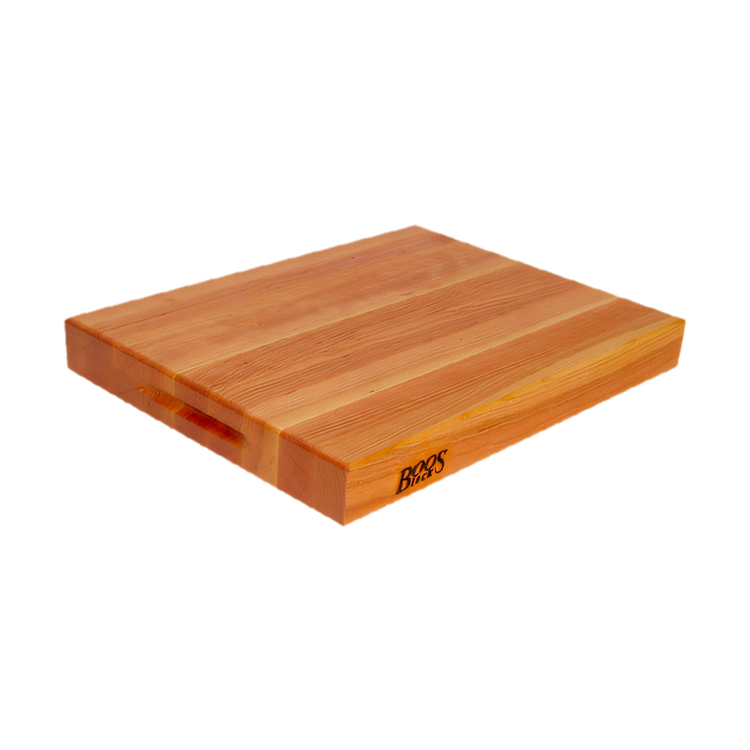 Product image #1 for Boos Block American Cherry Edge Grain Reversible Wood Cutting Board with Finger Grips, 20 x 15 x 1-1/2 Inches