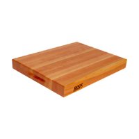 Boos Block American Cherry Edge Grain Reversible Wood Cutting Board with Finger Grips, 20 x 15 x 1-1/2 Inches