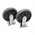 Thumbnail image #1 for Rubbermaid Commercial Executive Series 8-Inch Fixed Quiet Plate Caster, Polyurethane, Case of 2
