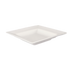 Thumbnail image #1 for Crestware Quattro 12-Inch Square Deep Wide-Rim Ceramic Platter, Pearl White