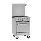 Thumbnail image #1 for Southbend (Middleby) S-Series S24E 24-Inch Natural Gas Restaurant Range, 4 Open Burners, Space Saver Oven, Hi-Shelf Backriser
