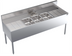 Thumbnail image #1 for Krowne Royal Series Three Compartment Underbar Sink Unit with Dual Drainboards and Deck-Mount Faucet, 72
