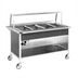 Thumbnail image #1 for Atlas Metal CAH-3 Electric 3-Pan Mobile Hot Food Serving Counter