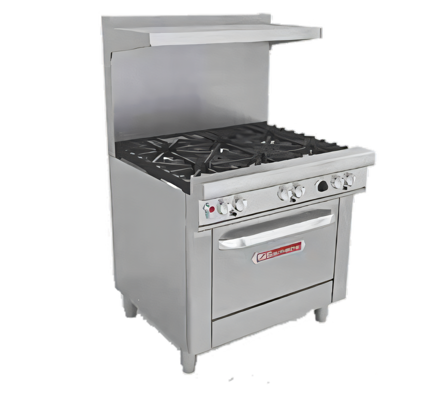 Product image #1 for Southbend Ultimate 36-Inch Restaurant Gas Range with 6 Open Burners and Convection Oven