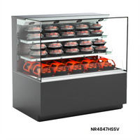 Reveal Heated Self-Service Countertop Hot Food Display Case, 47-3/4 Inch Wide, Convection Heat
