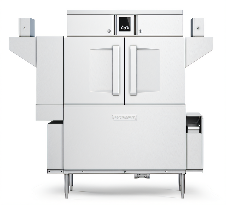 Product image #1 for Single-Tank Conveyor Dishwasher with Drain Water Energy Recovery, Touch Screen Controls, 245 Racks/Hour
