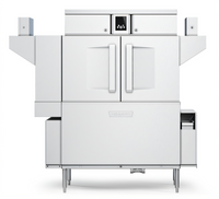 Single-Tank Conveyor Dishwasher with Drain Water Energy Recovery, Touch Screen Controls, 245 Racks/Hour