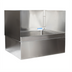 Thumbnail image #1 for BK Resources 3-Sided Stainless Steel Mop Sink Splash Guard for BKMS-1620
