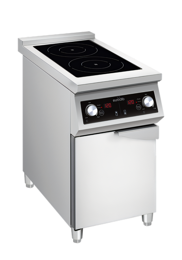 Product image #1 for Eurodib USA Commercial Freestanding Induction Cooktop with Dual 3,500W Zones