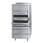 Thumbnail image #1 for Jade Range (Middleby) Titan JMHBI-36H 36" Modular Single-Deck Gas Infrared Upright Broiler with Warming Oven
