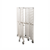 Thumbnail image #1 for CAC China 20-Tier Nesting Aluminum Sheet Pan Rack with Swivel Casters