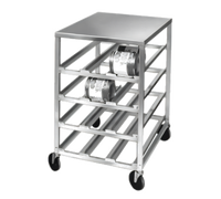Channel Manufacturing Half-Size Stationary Aluminum Can Rack, No Top, 54 #10 Can Capacity