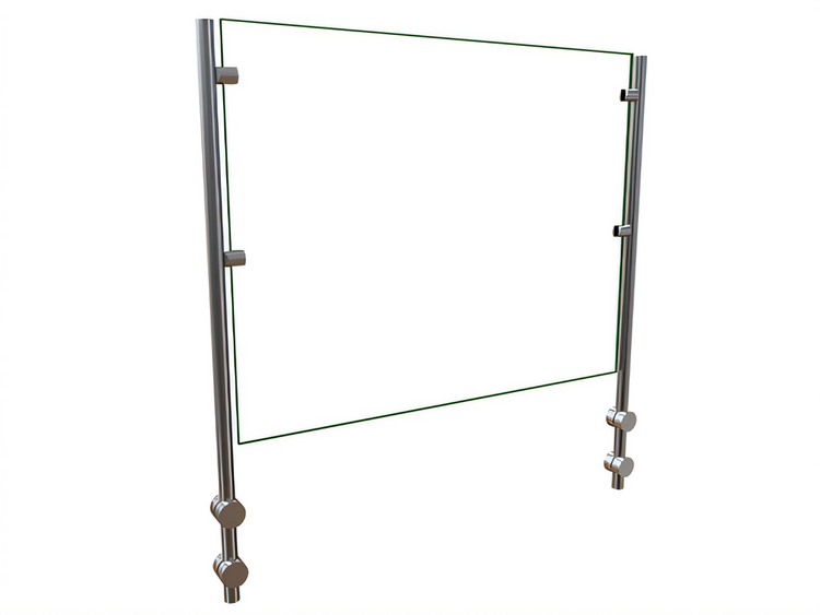 Product image #1 for Hatco Flav-R-Shield EP7 Single-Sided Full-Service Pass-Over Food Shield, 1-Bay, 24 Inch Wide