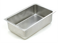 Eagle Group Stainless Steel Deep-Drawn Fully-Coved Spillage Pan, 6-1/2-Inch Deep for Wet Applications