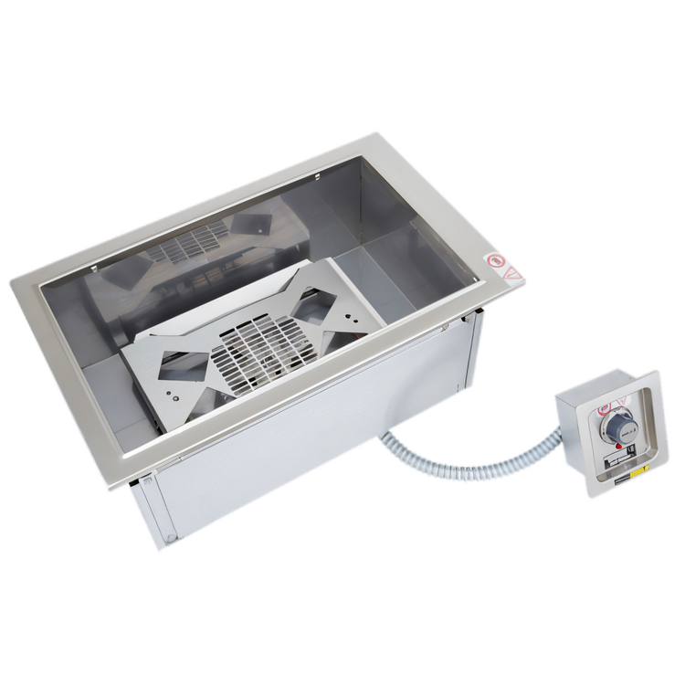 Product image #1 for Wells MDW100 Top-Mount Built-In Electric Dry Well Food Warmer, Single 12 x 20-Inch Pan