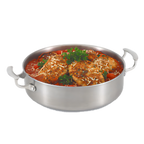 Thumbnail image #1 for Vollrath Miramar® 49425 6.3-Quart 11-Inch Induction-Ready Display Brazier Pan, Stainless Steel & Aluminum, No Cover