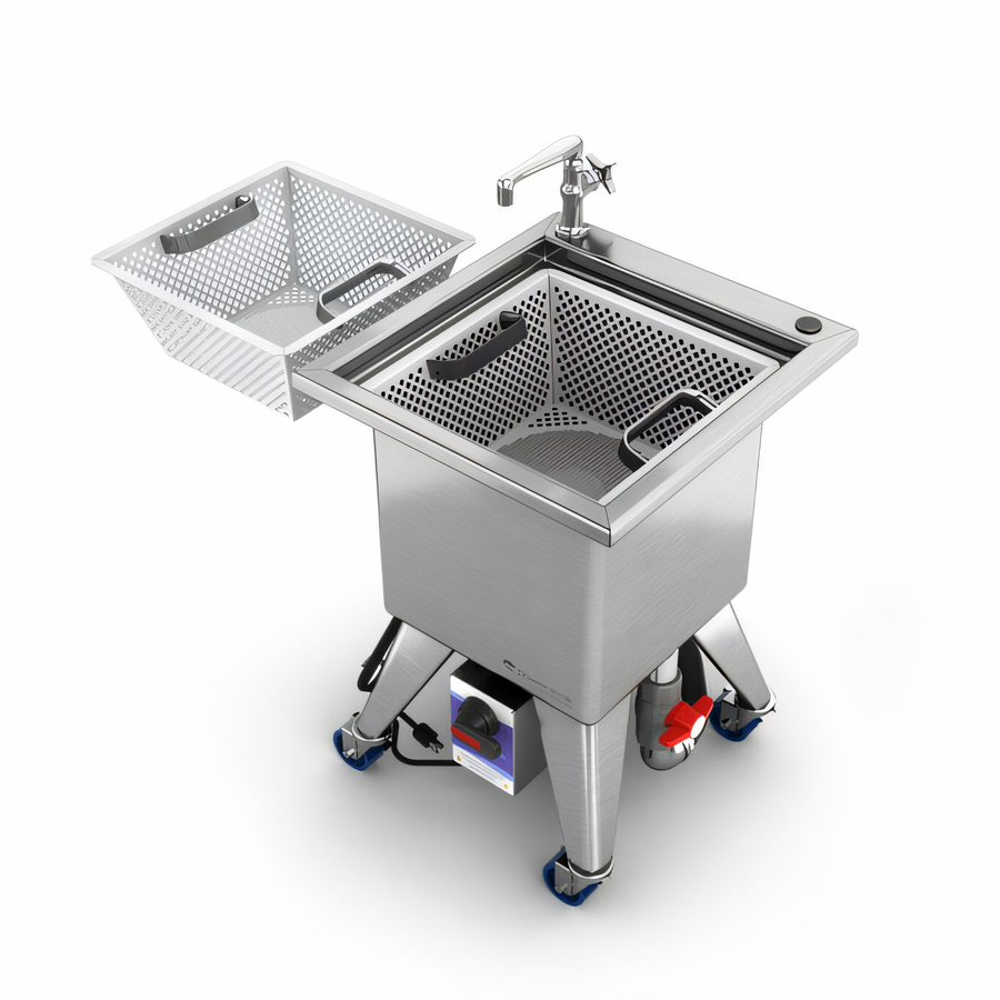 Product image #1 for Power Soak Portable Soak Sink with 11-Gallon Wash Tank, 115V