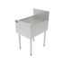 Thumbnail image #1 for Top Shelf TSF Series 23-Inch Freestanding Stainless Steel Underbar Drainboard with Backsplash
