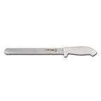 Thumbnail image #1 for Dexter Russell SofGrip 24243 12-Inch Scalloped Roast Slicer Knife, Stamped High-Carbon Steel, White Rubber Grip Case of 6