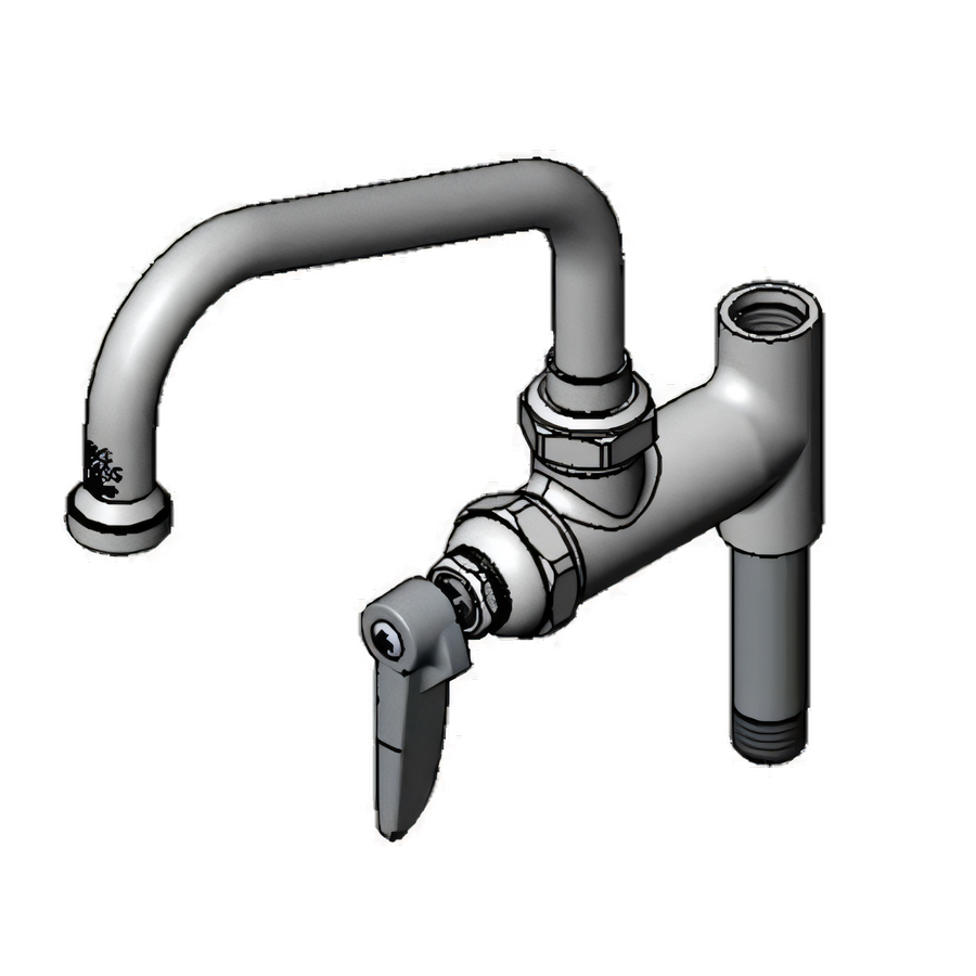 Product image #1 for T&S Brass B-0155-CR Add-On Faucet for Pre-Rinse Units, 6-Inch Swing Nozzle