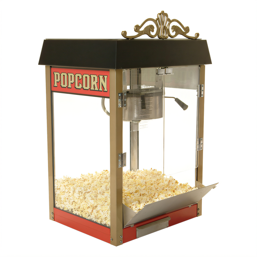 Product image #1 for Benchmark Street Vendor Antique-Style Countertop Electric Popcorn Machine with 6 oz. Kettle